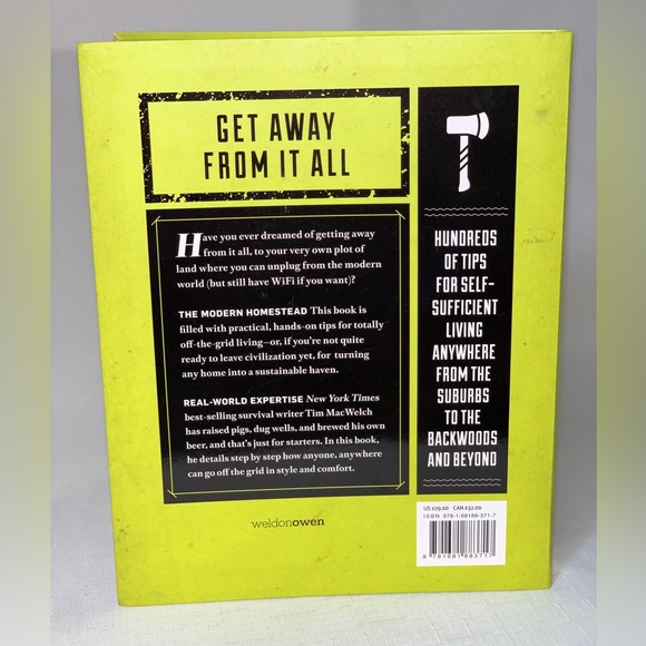 Book How to Survive Off Grid Backyard Homestead Bunker Tim MacWelch Prep Camping - Picture 5 of 16